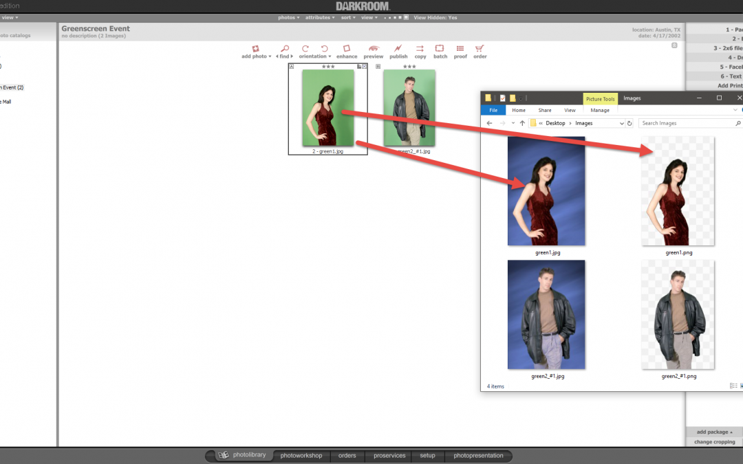 Batch Processing Green Screen Images