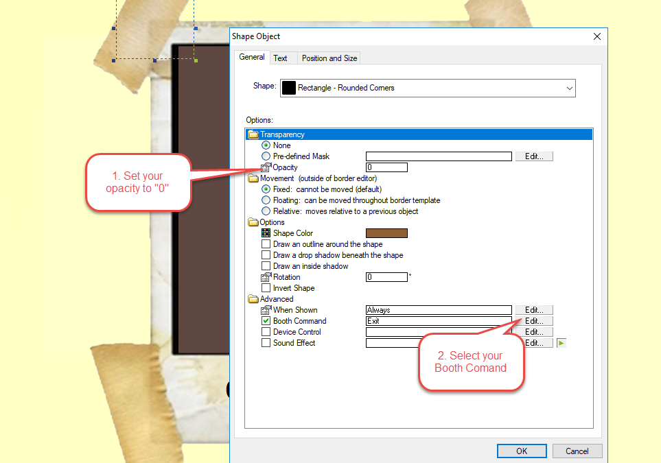Add Hidden Buttons to your Screen Templates