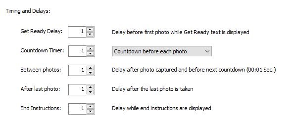 setting up darkroom photo booth