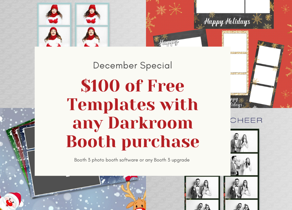 Free Templates with Darkroom Booth Purchase