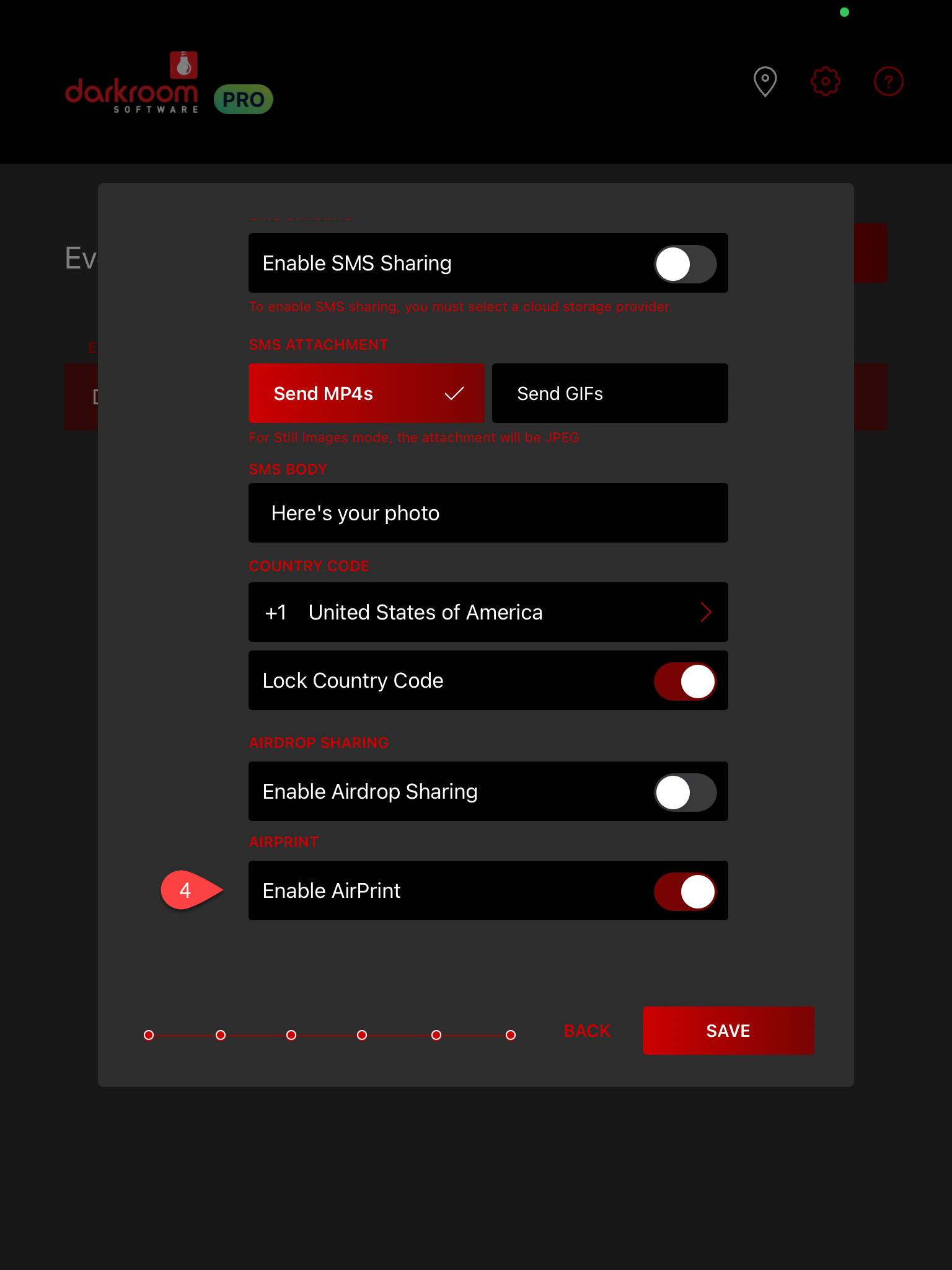 using an ipad to control darkroom photo booth