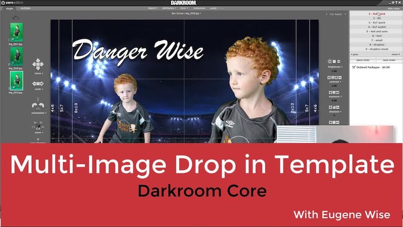 Multi image drop in with Darkroom Core 9.3